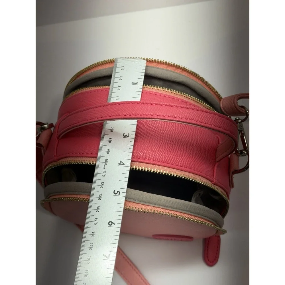 CAIUL Synthetic Leather Camera Case‎ Pink w/ Strap for Fujifilm Instax Mini 75
